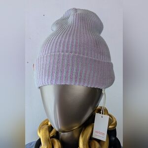 Verloop • Jade / Lilac knit beanie , NWT | Simple Rib Hat